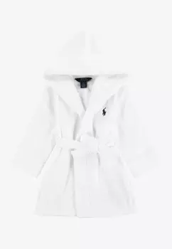 Халат HOODED PLUSH TERRY BATHROBE Ralph Lauren, белый