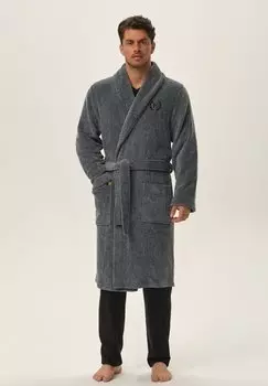 Халат HUG Henderson, сине-серый
