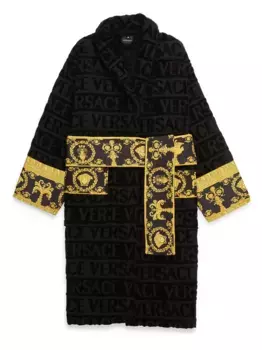 Халат I Love Baroque VERSACE, черный