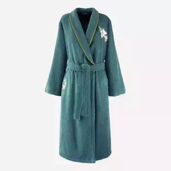 Халат из органического хлопка и модала Panorama Yves Delorme, разноцветный