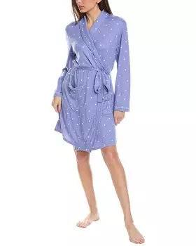 Халат Эллен Трейси с начесом Ellen Tracy, синий
