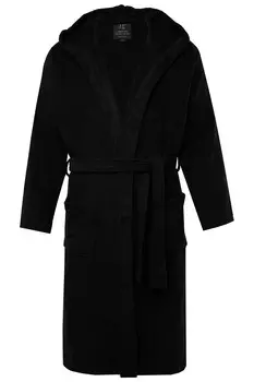 Халат JP1880 Long Bathrobe, черный