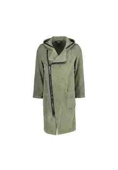 Халат капюшон новый молния 6516 полевой-черный - 453 Cawo, зеленый
