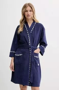 Халат Kate Spade, темно-синий