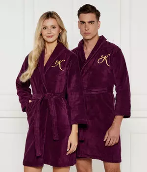 Халат Kenzo Home Kvarsity, фиолетовый