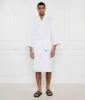 Халат kicon22 Regular fit Kenzo Home, белый