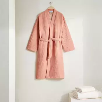 Халат-кимоно из хлопка 400 гр/м2 Cocoon El Corte Ingls, коралл