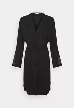 Халат KIMONO LASCANA, черный