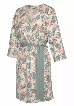 Халат KIMONO LASCANA, зеленый