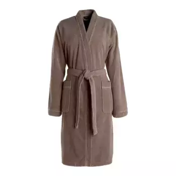 Халат-кимоно унисекс с вафельным узором Graccioza и пчелами, бежевый