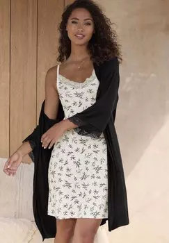 Халат KIMONO Vivance, черный