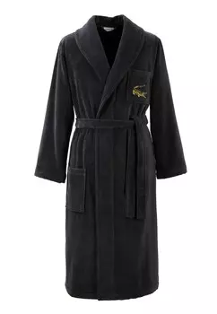 Халат LACOSTE Long Bathrobe RENE, антрацит