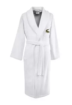 Халат LACOSTE Long Bathrobe RENE, белый