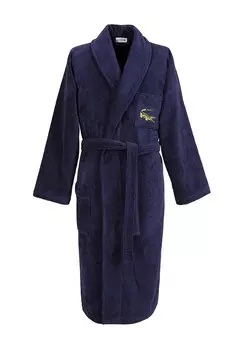 Халат LACOSTE Long Bathrobe RENE, синий
