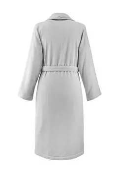 Халат LACOSTE Long Bathrobe, серый