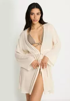 Халат LASCANA, бежевый