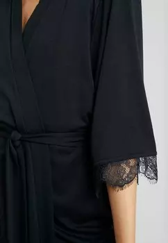 Халат LASCANA, черный