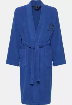 Халат MIT STICKEREI VITO Carlo Colucci, синий