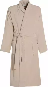 Халат "Морской конек" " Seahorse Pure Bathrobe" (1 шт.), воротник-шалька, цвет Sand
