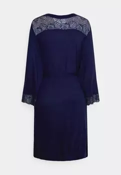 Халат MOULIN KIMON LASCANA, синий