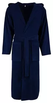 Халат MY HOME Long Bathrobe, морской синий