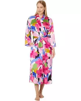 Халат N by Natori Bonita - Satin 49" Robe, цвет Pink Multi