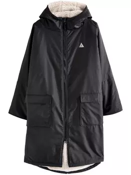 Халат Next Long Bathrobe, черный