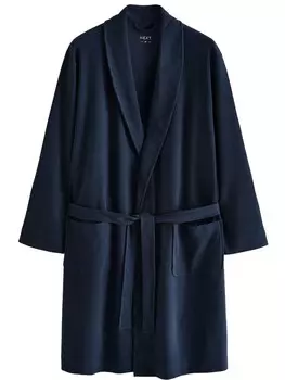 Халат Next Short Bathrobe, темно-синий