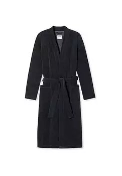 Халат Перо Терри SCHIESSER, антарцитовый