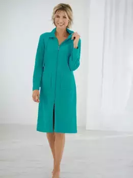 Халат Plantier, изумрудный