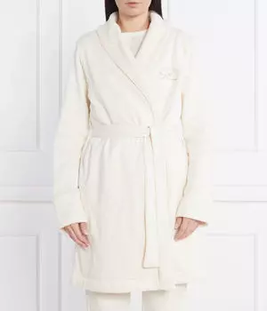 Халат Relaxed fit Emporio Armani, бежевый