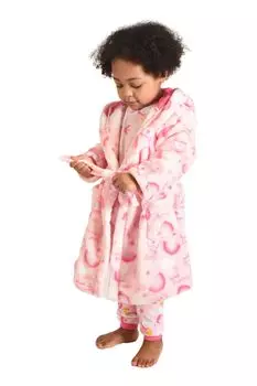 Халат с капюшоном для девочек «Свинка Пеппа» Brand Threads, розовый
