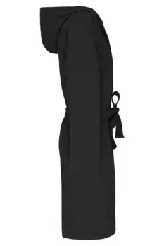 Халат с капюшоном Kariban, черный