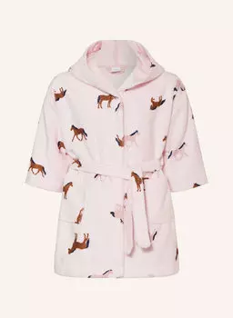 Халат с капюшоном Sanetta, розовый