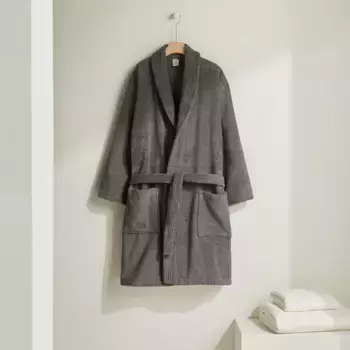 Халат с клапаном хлопок 450 гр/м2 Kashmir El Corte Ingls, антрацит