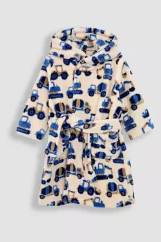 Халат с принтом трактора Jojo Maman Bb, серый