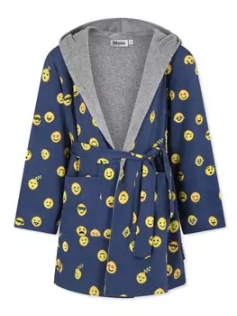 Халат с волнами Molo, синий