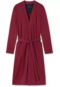 Халат Schiesser, бордовый