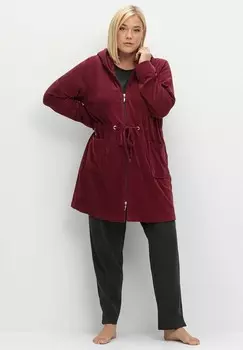 Халат Sheego, темно-красный