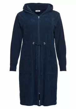 Халат Sheego, темно-синий
