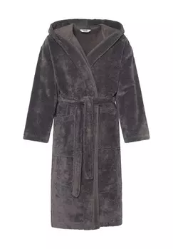 Халат, смесь хлопка, капюшон, карманы ALEX, цвет Castlerock