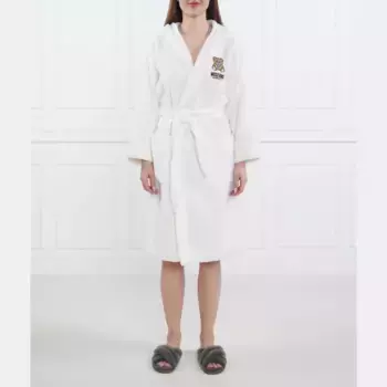 Халат стандартной посадки Moschino, белый