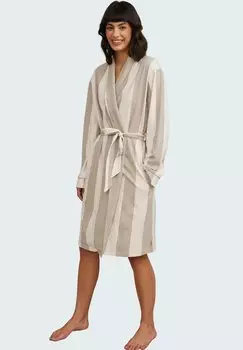 Халат STRIPE Chelsea Peers, кремовый