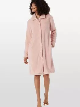 Халат тедди флисовый Schiesser, розовый