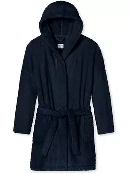 Халат тедди флисовый Schiesser, синий