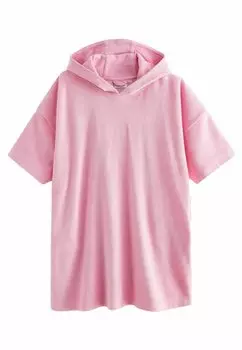 Халат TOWELLING COVER UP REGULAR FIT Next, цвет pink