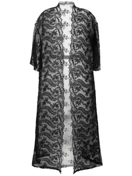 Халат Ulla Popken Kimono, черный