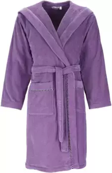 Халат унисекс Esprit "Коробка" (1 шт., с поясом), с капюшоном, цвет Dark Lilac