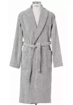 Халат унисекс Mve "Эдем" (1 шт.), в клетчатом дизайне, цвет Natur