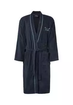 Халат «Венеция» в стиле кимоно из мягкой махровой хлопковой ткани Chiemsee, синий